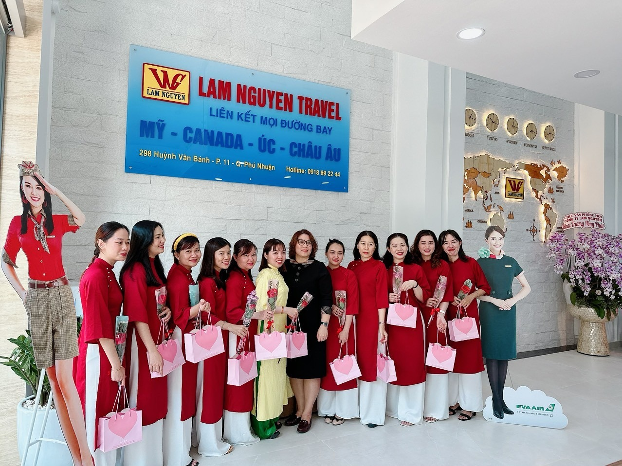 Đội ngũ nhân viên Lam Nguyên Travel
